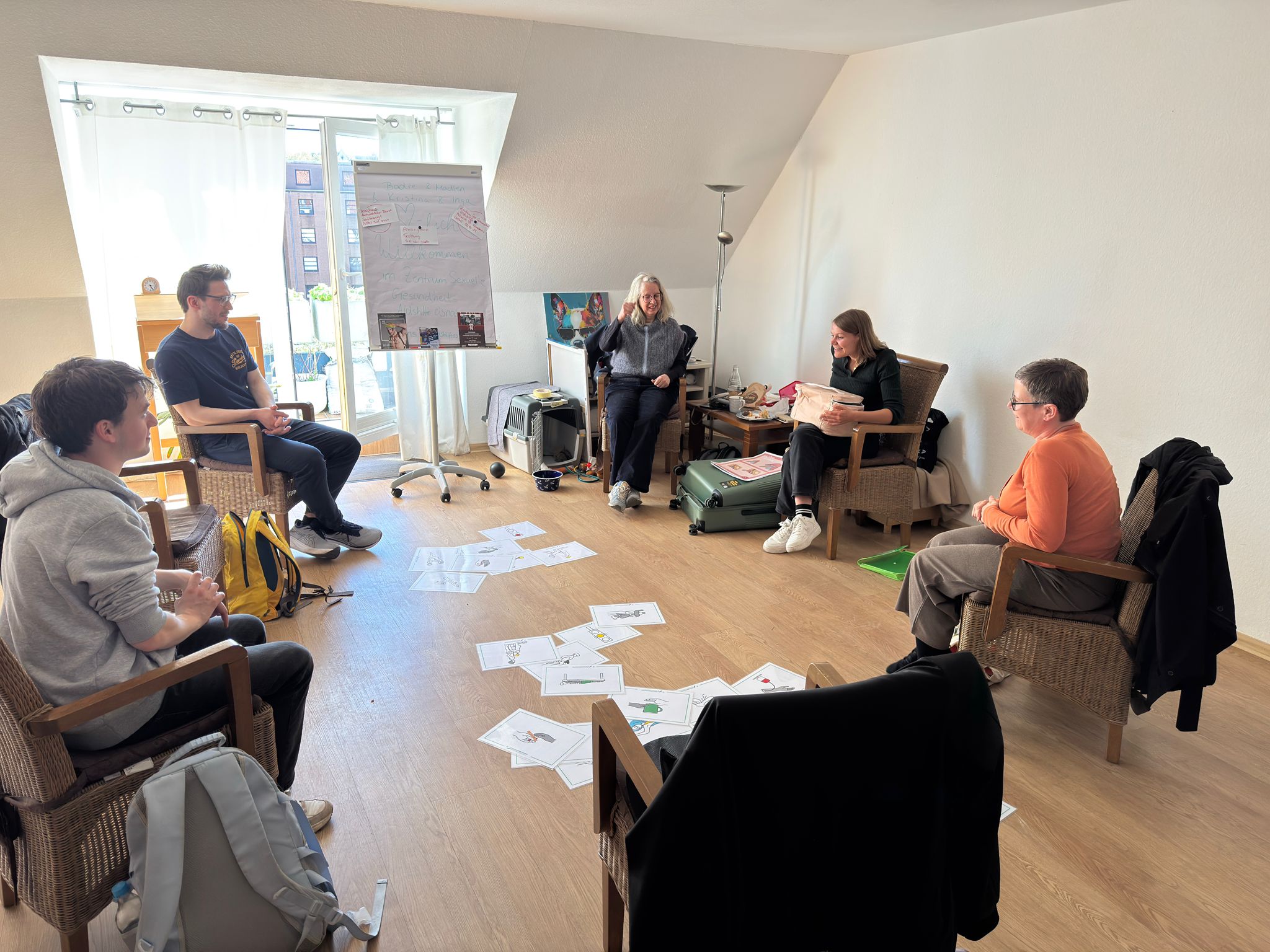 Workshop bei der Aidshilfe